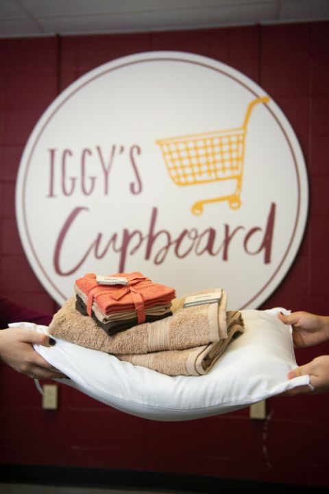 Iggy's Cupboard shoppers are offered complete anonymity, in a conscious effort made to remove stigma and preserve the dignity of those in need. (Courtesy of Loyola University)