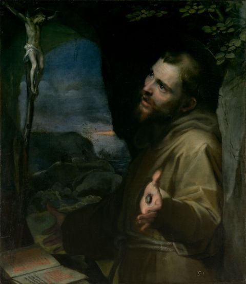 Painting of St. Francis of Assisi by Federico Barocci, circa 1600-1604 (Metropolitan Museum of Art)