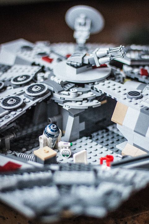 Lego "Star Wars" minifigures of droids R2-D2 and D-0 inside a Lego model of the Millennium Falcon ship. (Unsplash/Kristine Tumanyan) Lego "Star Wars" minifigures of droids R2-D2 and D-0 inside a Lego model of the Millennium Falcon ship. (Unsplash/Kristine Tumanyan)
