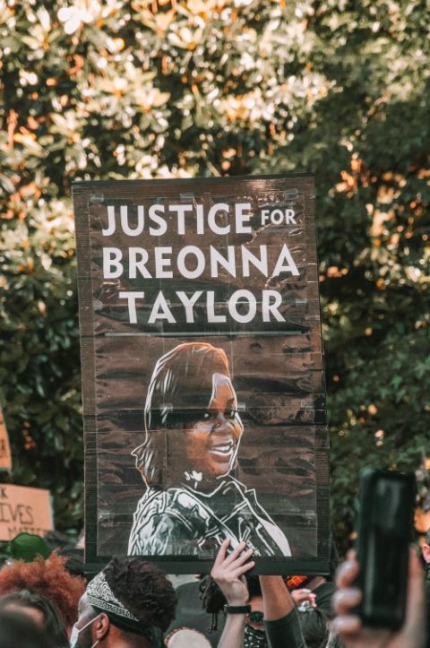 A Black Lives Matter protest in Atlanta (Unsplash/Maria Oswalt)