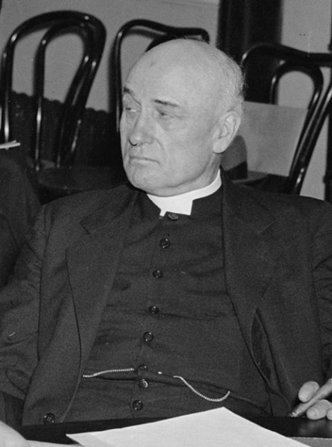 Msgr. John Ryan in Washington, D.C., in 1939 (Library of Congress, Prints and Photographs Division/Harris & Ewing)