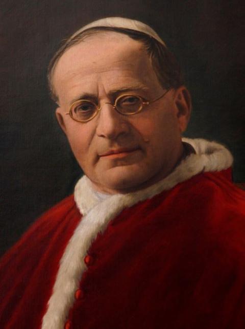 Pope Pius XI's 1931 encyclical "Quadragesimo Anno" addresses the ethical challenges facing workers, employers, the church and the state at the end of the industrial revolution and the start of the Great Depression. (CNS /Nancy Wiechec) (May 2, 2012) See S