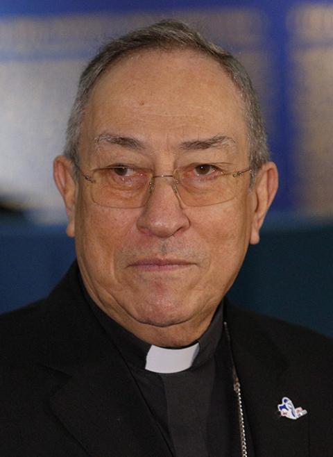 Cardinal Oscar Rodriguez Maradiaga of Tegucigalpa, Honduras, in a 2018 file photo (CNS/Paul Haring) Cardinal Oscar Rodriguez Maradiaga of Tegucigalpa, Honduras, in a 2018 file photo (CNS/Paul Haring)