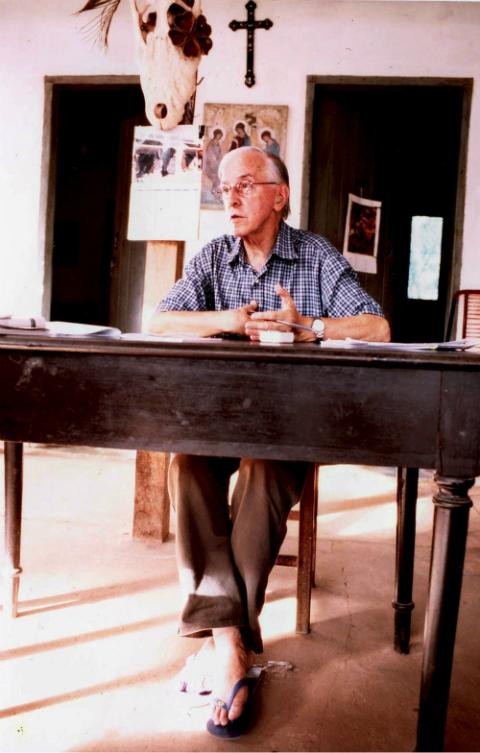Retired Bishop Pedro Casaldáliga in an undated photo. (CNS/Courtesy of São Félix Prelature archives) Retired Bishop Pedro Casaldáliga in an undated photo. (CNS/Courtesy of São Félix Prelature archives)