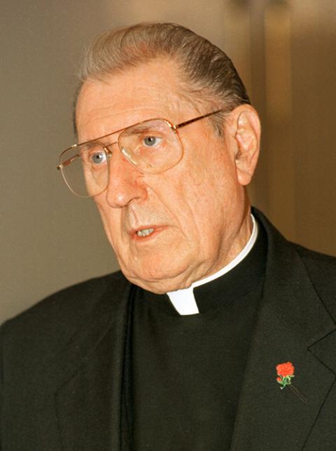 Cardinal John O'Connor of New York is pictured in Washington in this 1999 file photo. (CNS/Nancy Wiechec) Cardinal John O'Connor of New York is pictured in Washington in this 1999 file photo. (CNS/Nancy Wiechec)