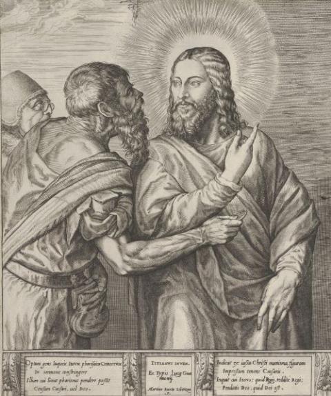 "The Tribute Money" by Martino Rota, circa 1560 (Metropolitan Museum of Art/Bequest of Phyllis Massar, 2011)