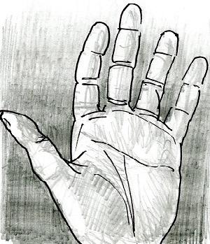 open hand
