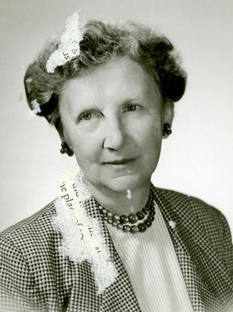 Emily Hale in 1956 (Digital Commonwealth/From the Trustees of Phillips Academy)