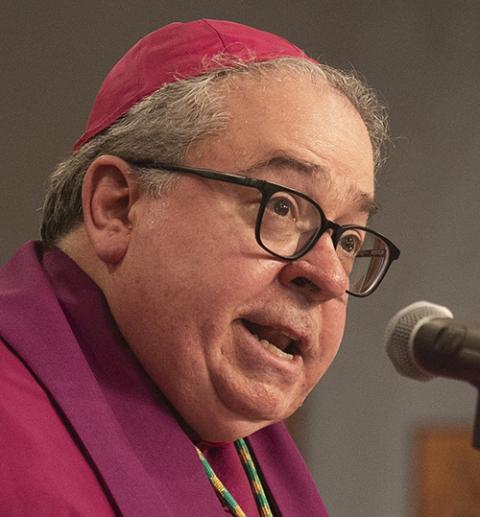 Bishop Michael Olson of Fort Worth, Texas (CNS/North Texas Catholic/Juan Guajardo)