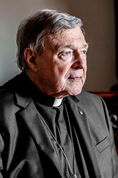 Cardinal George Pell, former prefect of the Secretariat for the Economy and archbishop of Sydney, died Jan. 10 at age 81. He is pictured in an Aug. 25, 2021, file photo. (OSV News/Giovanni Portelli, courtesy of the Australian bishops' conference)