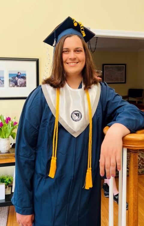 Recent cultural changes at the school meant Willow MacNeil, who is transgender and graduated in 2022, "needed to stay out of the limelight," said her mother, Jennifer MacNeil. "It was head down and get out." (Courtesy of Jennifer MacNeil)