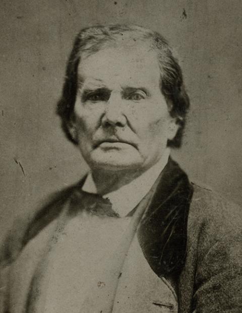 Abraham Lincoln's father, Thomas Lincoln, circa 1840-50 (Library of Congress)