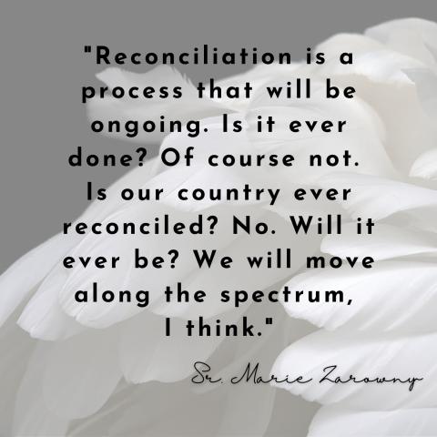 Quote from Sr. Marie Zarowny