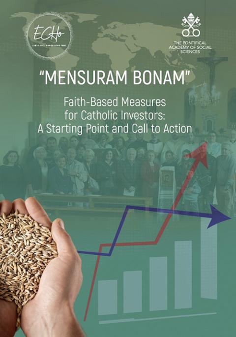 The cover of "Mensuram Bonam: Faith-based Measures for Catholic Investors: A Starting Point and Call to Action," published Nov. 25, 2022, by the Pontifical Academy of Social Sciences (CNS)