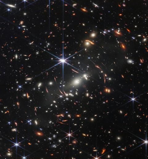 The first full-color image from NASA's James Webb Space Telescope, a revolutionary apparatus designed to peer through the cosmos to the dawn of the universe, shows the galaxy cluster SMACS 0723. Known as Webb's First Deep Field, the cluster is seen in a composite made from images at different wavelengths taken with a near-infrared camera and released July 11, 2022. (OSV News photo/NASA, ESA, CSA, STScI, Webb ERO Production Team, Handout via Reuters)