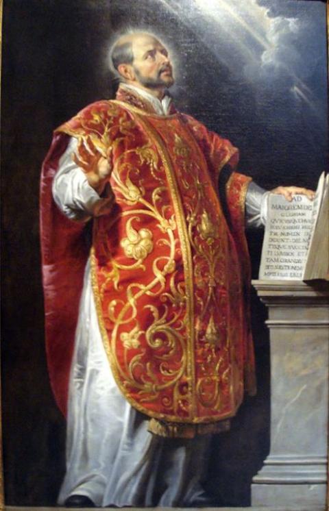 St. Ignatius of Loyola painting (1610-1612), by Peter Paul Rubens