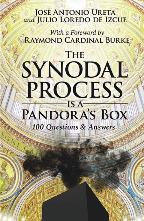 The cover of The Synodal Process Is a Pandora's Box, released in late August by the group Tradition, Family, and Property (CNS/Courtesy of the CC)