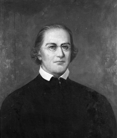 Portrait of Jesuit Fr. Anthony Kohlmann, American priest who was the president of Georgetown University (Wikimedia Commons/Georgetown University Library)