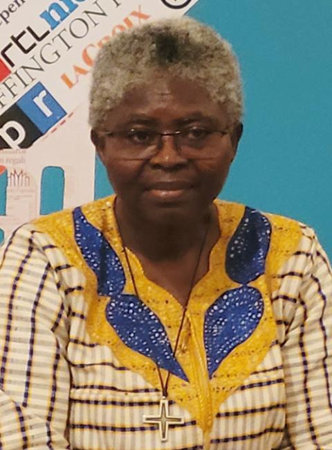 Missionary Sister of Our Lady of Africa Sr. Maamalifar Poreku, co-executive secretary for Justice, Peace and Integrity of Creation for the International Union of Superiors General (GSR photo/Heidi Schlumpf)