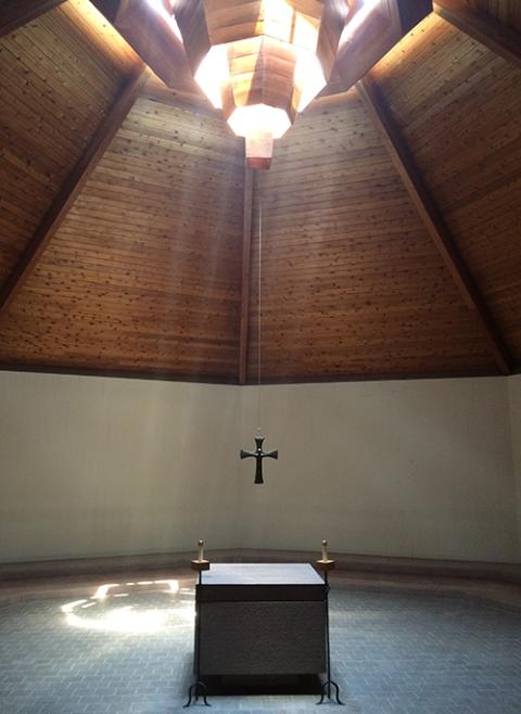 The chapel at the New Camaldoli Hermitage in the Santa Lucia Mountains of Big Sur, California (Courtesy of Daryl Grigsby)