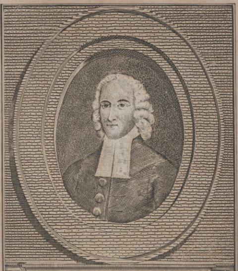 Jonathan Edwards delivered the sermon "Sinners in the Hands of an Angry God" in 1741, This portrait is by Amos Doolittle. (National Portrait Gallery/Smithsonian Institution)