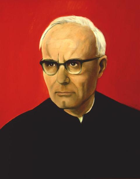 Portrait of Karl Rahner by Letizia Mancino Cremer, wife of Karl Rahner's nephew Christoph Cremer. (Wikimedia Commons/Letizia Mancino Cremer)