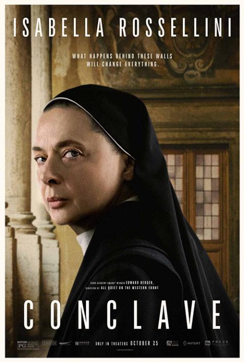 Isabella Rossellini stars in "Conclave." (Focus Features)
