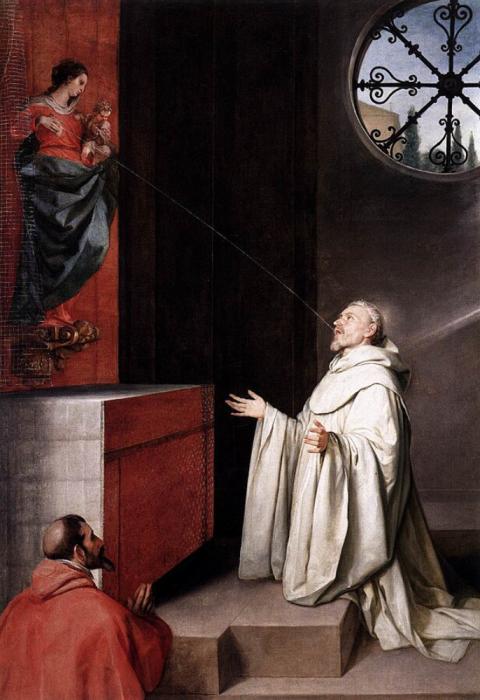 The Lactation of St. Bernard of Clairvaux The Lactation of St. Bernard of Clairvaux (1650) by Alonso Cano (public domain)