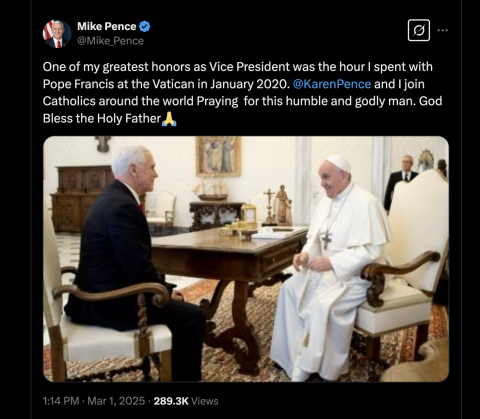 Pence tweet Pence tweet