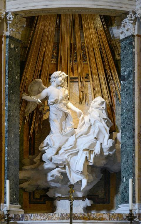 Ecstasy of Saint Teresa "Ecstasy of Saint Teresa" (1652) by Gian Lorenzo Bernini (Wikimedia Commons)