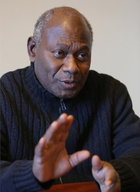 Cardinal John Ribat (CNS/Bob Roller)