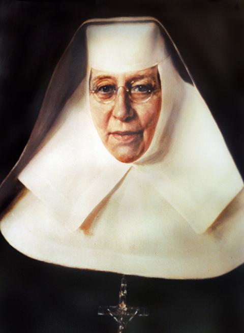 Bức tượng Thánh Katharine Drexel này được nhìn thấy tại Đền thờ Katharine Drexel ở Bensalem, Pa. (CNS/The Crosiers)
