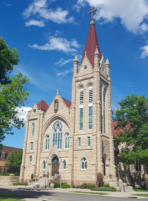 St. Ann's Cathedral in Great Falls, Montana (Wikimedia Commons/Always dreamin)