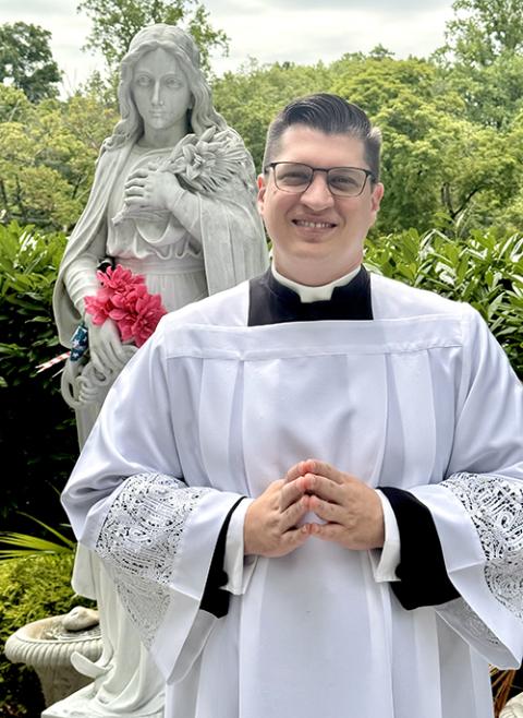 Archdiocese of Newark seminarian Joseph Grabowski Jr. (Courtesy of Archdiocese of Newark)