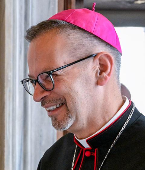 Bishop Pierre Goudreault of Sainte-Anne-de-la-Pocatière, Quebec (CNS/Vatican Media)