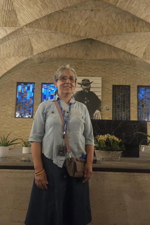 "It's indescribable to witness so much destruction." Sr. Cristina Ángel Castro said of her experience of the earthquake in downtown Pereira, Colombia, on Aug. 10, 2026. (Courtesy of Cristina Ángel Castro)