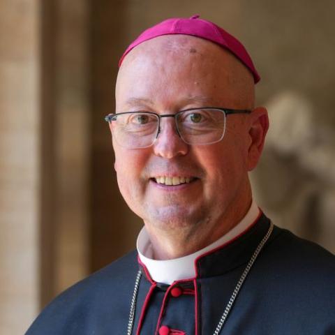 Archbishop James Golka of Denver poses for a photo at the Pontifical North American College in Rome June 29, 2026. (CNS/Lola Gomez)