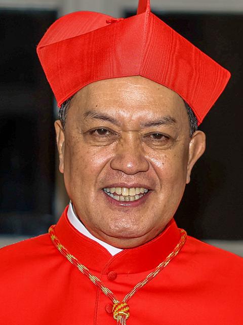 Cardinal Pablo Virgilio David of Kalookan, Philippines (CNS/Lola Gomez)