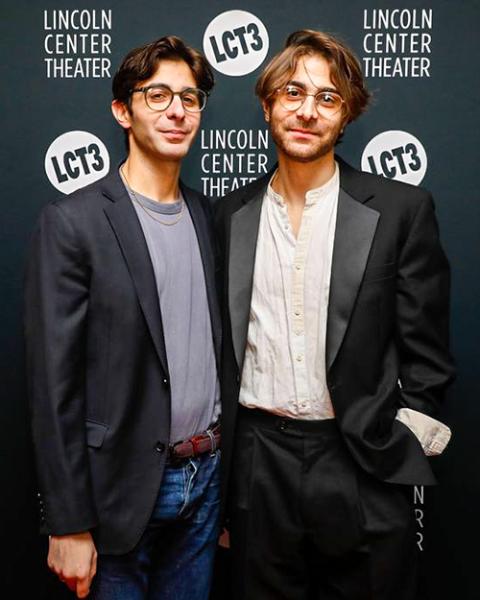 Daniel and Patrick Lazour at the opening night gala for "Night Side Songs" in 2026 (Chasi Annexy) 