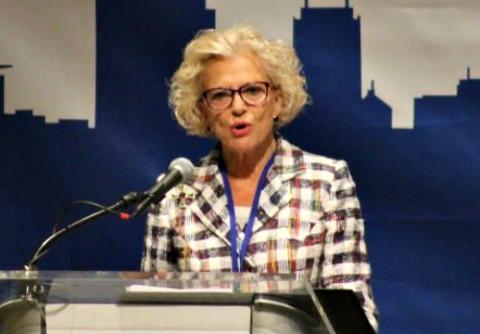 Illinois Supreme Court Justice Anne Burke, a former member of the U.S. bishops' National Review Board (NCR photo/Brian Roewe)