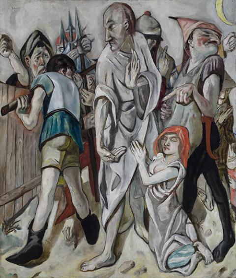 "Christ and the Sinner" by Max Beckmann, 1917 (St. Louis Art Museum)