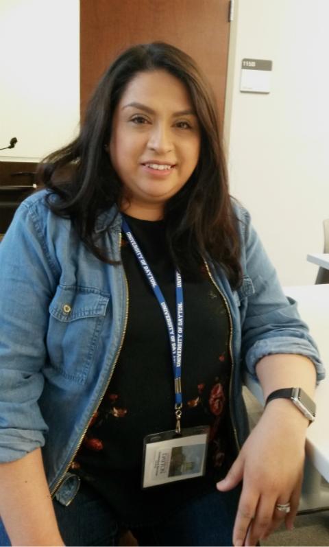 Claudia Avila Cosnahan, director of evangelization at the Cathedral of Our Lady of the Angel in Los Angeles, at the 2019 ACHTUS Colloquium in Dayton, Ohio (NCR photo/Maria Benevento) Claudia Avila Cosnahan, director of evangelization at the Cathedral of Our Lady of the Angel in Los Angeles, at the 2019 ACHTUS Colloquium in Dayton, Ohio (NCR photo/Maria Benevento)