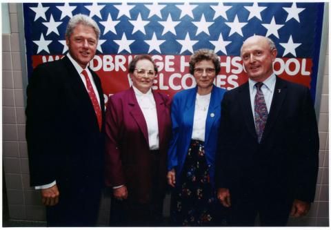 Michael Crosby and Bill Clinton Michael Crosby and Bill Clinton