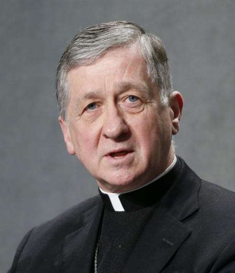 Chicago Cardinal Blase Cupich at the Vatican in February (CNS/Paul Haring)
