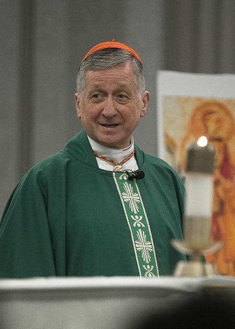 Cardinal Blase Cupich at the Catholic Social Ministry Gathering in Washington in January (CNS/Tyler Orsburn)
