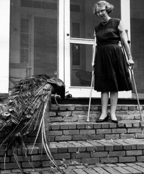 Catholic writer Flannery O'Connor is seen in an undated photo. (CNS/Atlanta Journal-Constition, via AP, courtesy "Flannery"/Floyd Jillson) Catholic writer Flannery O'Connor is seen in an undated photo. (CNS/Atlanta Journal-Constition, via AP, courtesy "Flannery"/Floyd Jillson)