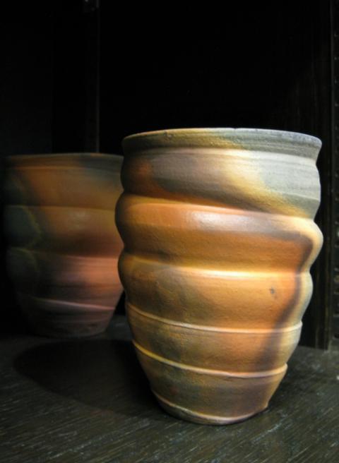 The works of artist in residence and director Richard Bresnahan is displayed on shelves throughout the St. John's Pottery studio in Collegeville, Minnesota. (Zoe Ryan) The works of artist in residence and director Richard Bresnahan is displayed on shelves throughout the St. John's Pottery studio in Collegeville, Minnesota. (Zoe Ryan)