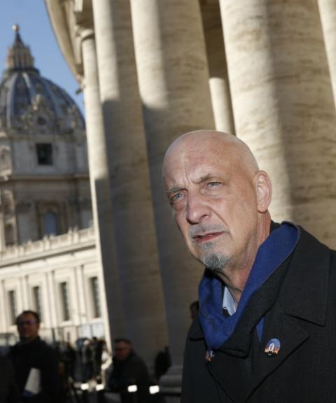 Peter Isely at the Vatican in February 2019 (CNS/Paul Haring) Peter Isely at the Vatican in February 2019 (CNS/Paul Haring)