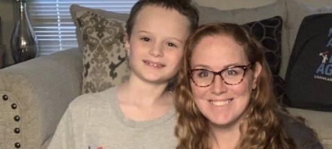 Jack, 4, with his mother Tasha Nelson Jack, 4, with his mother Tasha Nelson
