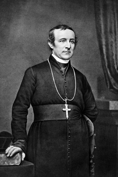 Archbishop John Hughes circa 1860-1865 (Wikimedia Commons/Library of Congress Prints and Photographs Division)